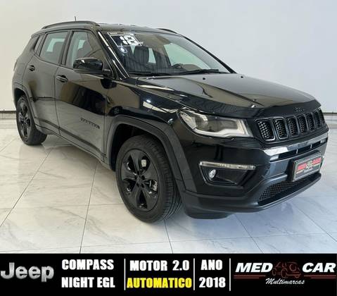 JEEP COMPASS 2.0 16V FLEX NIGHT EAGLE AUTOMÁTICO JEEP COMPASS 2.0 16V FLEX NIGHT EAGLE AUTOMÁTICO